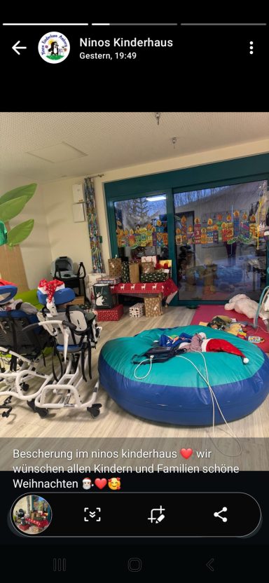 Weihnachtsgeschenke im Kinderhaus Amberg